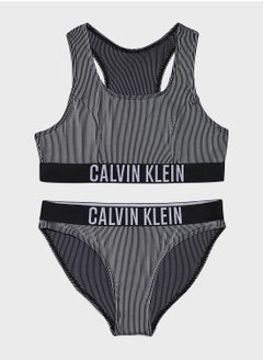Calvin Klein Jeans Youth Logo Bralette Bikini Set  - Image 1