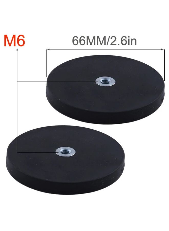 4Pcs LED Work Light Bar Holders 66mm Magnetic Base Mounting Brackets Clamp For SUV ATV Offroad - Image 2