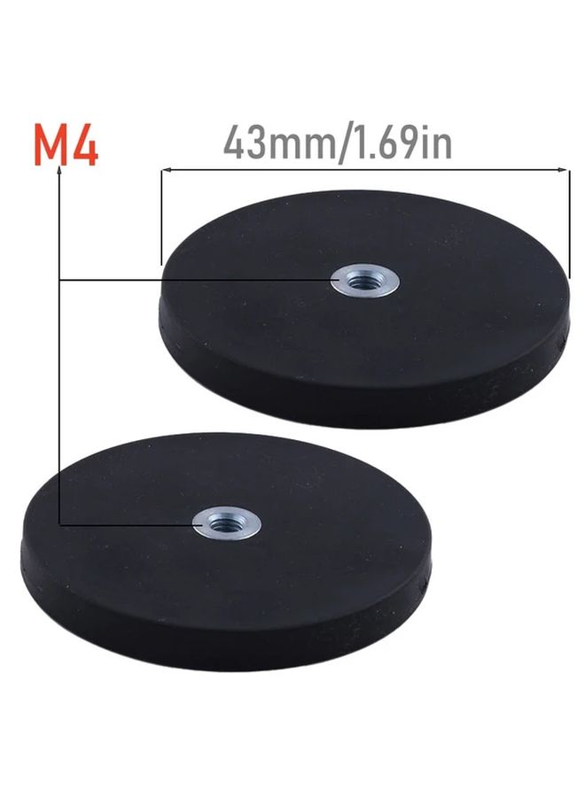 4Pcs LED Work Light Bar Holders 66mm Magnetic Base Mounting Brackets Clamp For SUV ATV Offroad - Image 3