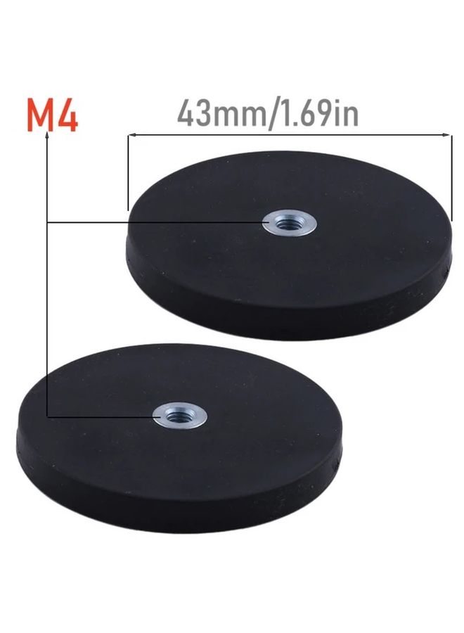 4Pcs LED Work Light Bar Holders 66mm Magnetic Base Mounting Brackets Clamp For SUV ATV Offroad - Image 5