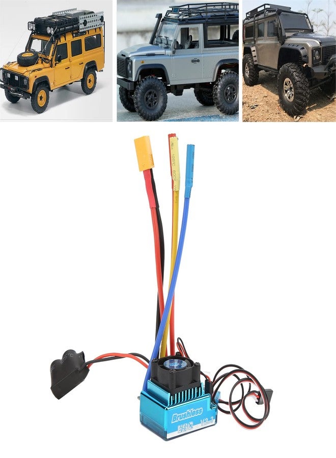 Socobeta 120A RC Brushless ESC with XT60 Plug, Programmable Speed Controller for 1/10 & 1/8 Scale RC Cars - Image 2