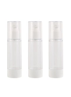 3Pcs 100Ml Plastic Empty Airless Spray Bottle Vacuum Pump Fine Mist Refillable Container Travel Sample Vials For Party Portable Cosmetic Tool 3.4Oz - pzsku/Z9840D386C3E5F1580307Z/45/_/1683269926/d4b2561d-442f-4603-b9fb-0fff6efa74b8