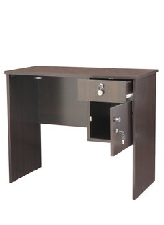 AFT Modern 18mm MDF Office Desk & Study Table with Lockable Drawer and Cabinet – Compact Design for Home Office, Kids’ Room, or Study Area – Secure Storage with Sleek Finish. Wangi Brown (Arfan)  - Image 5