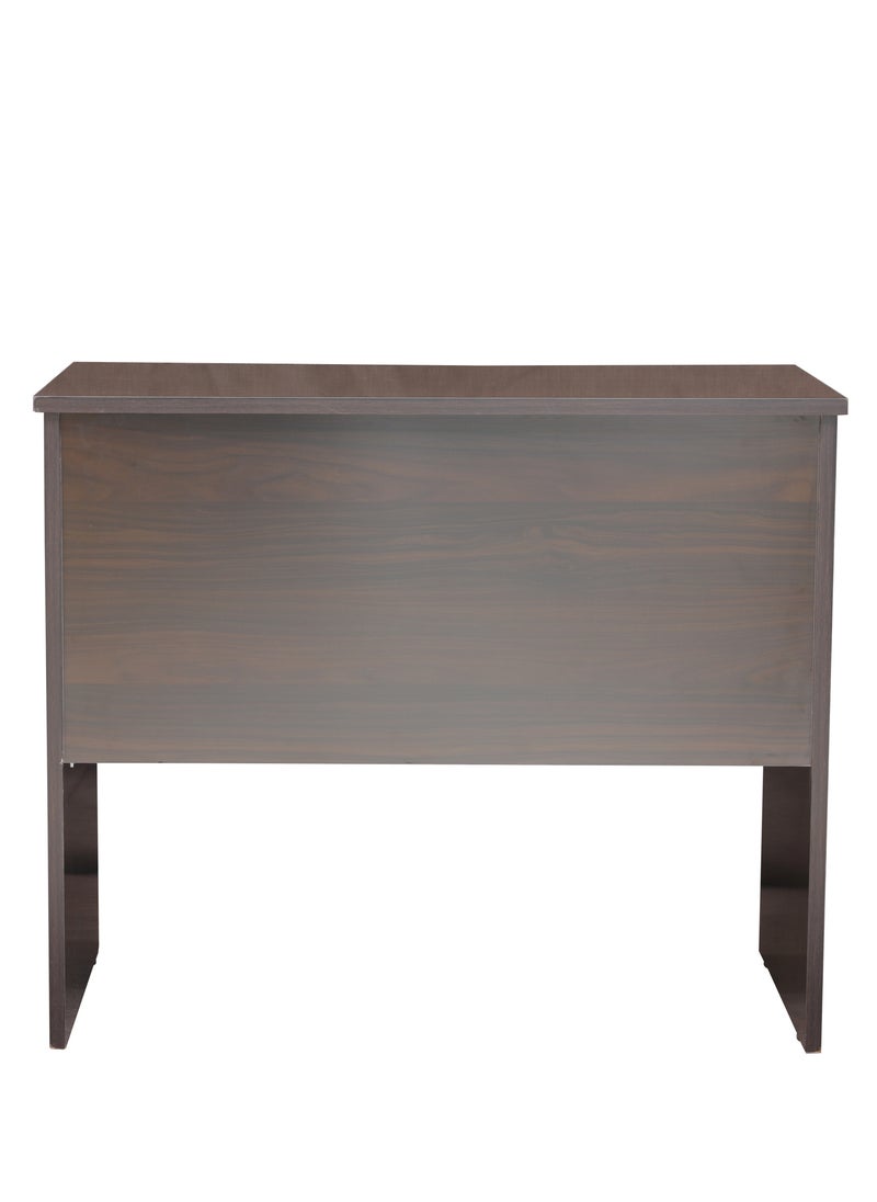 AFT - Modern 18mm MDF Office Desk & Study Table with Lockable Drawer and Cabinet – Compact Design for Home Office, Kids’ Room, or Study Area – Secure Storage with Sleek Finish. Wangi Brown (Arfan) - Image 1