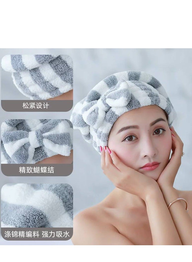 Generic Elegant hair bonnet with bow - for a feminine look and perfect hair protection - Image 3