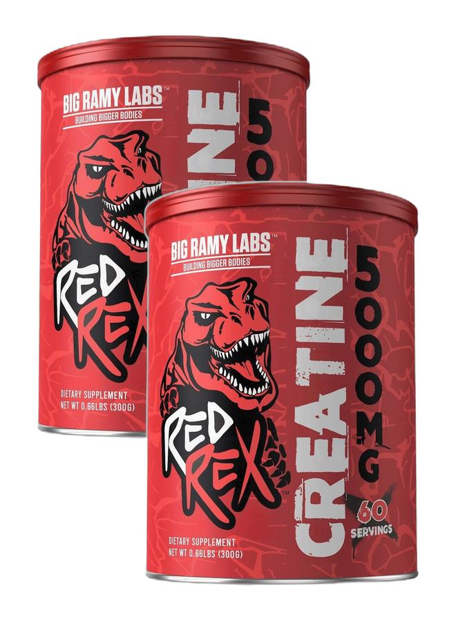 ريد ريكس Creatine Monohydrate 5000 mg - 60 serving - 300 gm - UnflavoredBundle - Image 1