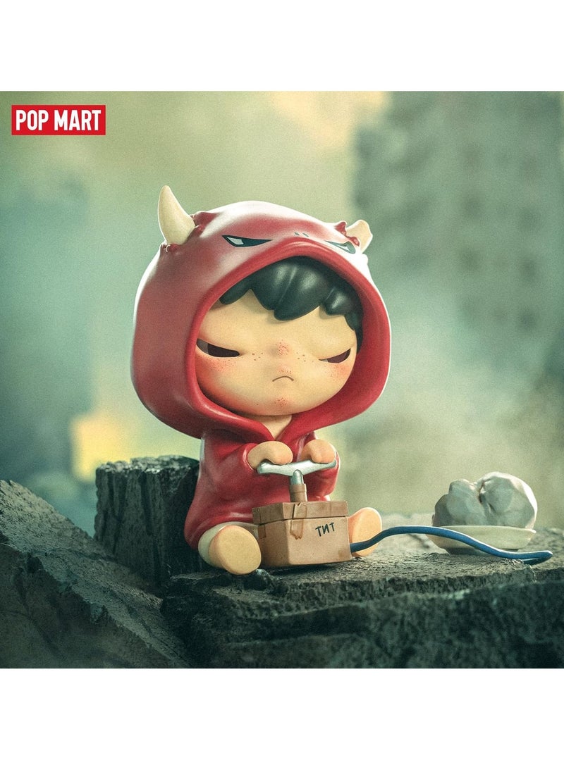 Generic - POP MART Hirono Mime Series Figures, Hirono Blind Box Figures, Random Design Action Figures Collectible Toys Home Decorations, Holiday Birthday Gifts for Girls and Boys, Single Box - Image 1