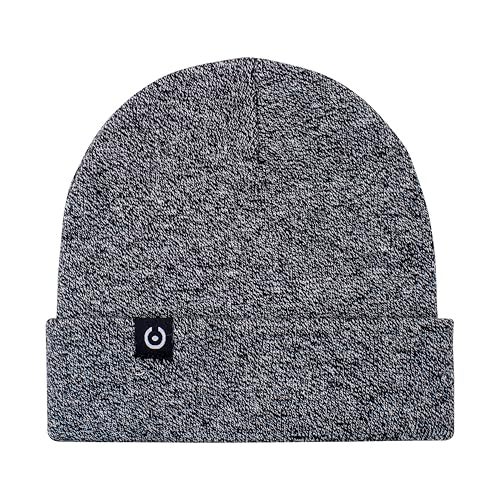 Coreteq Woolen Beanie Winter Cap for Men & Women Cuff Melange Cap - Soft, Cozy & Warm - Stylish Woollen Winter Wear Cap - Acrylic, FS, Charcoal Grey - Image 1