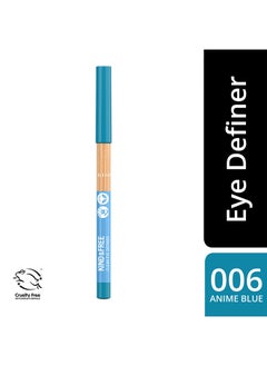 RIMMEL LONDON Kind & Free Clean Eyeliner Pencil - 006 - Anime Blue, 1.1g  - Image 2