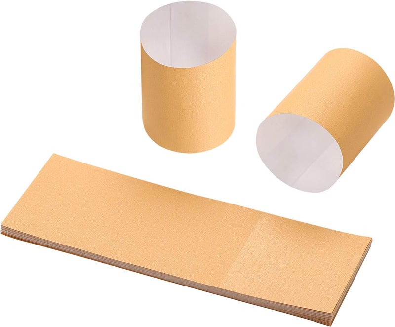 Gmark Paper Napkin Band Box of 500 Paper napkin rings self adhesive Biege GM1105A - Image 1