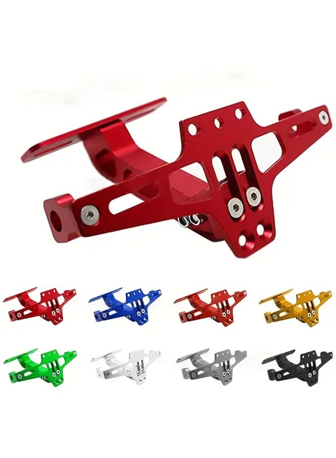 Golden Motorcycle License Plate Frame Adjustable Aluminum Alloy Easy Installation Durable - Image 3