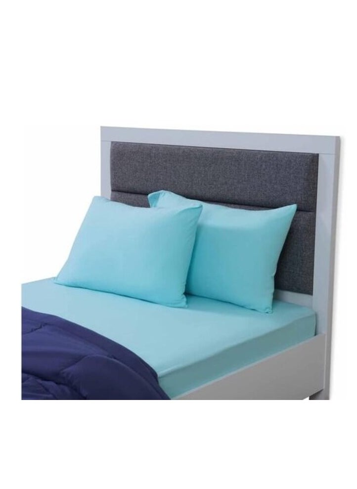 Pan Home PAN Home Dorin 3-Pieces Fitted Sheet Set 160x200+30cm - Mint 