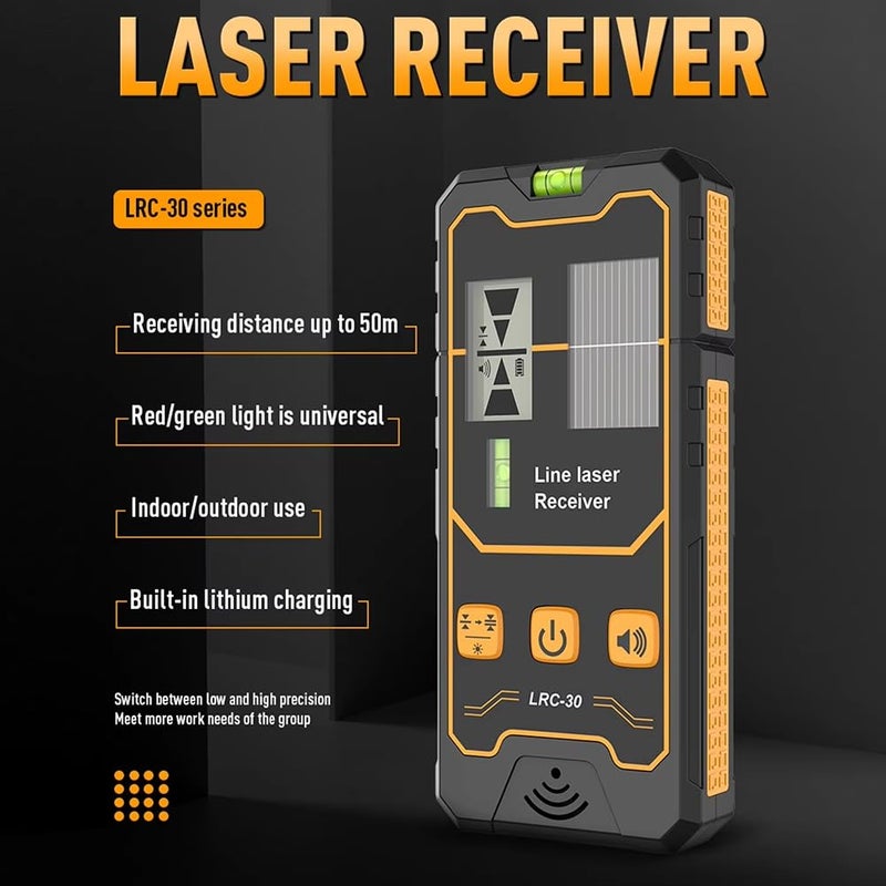 High Level Receiver With Air Bladder Green Red Beam Detection 50 Meters Range - Image 3