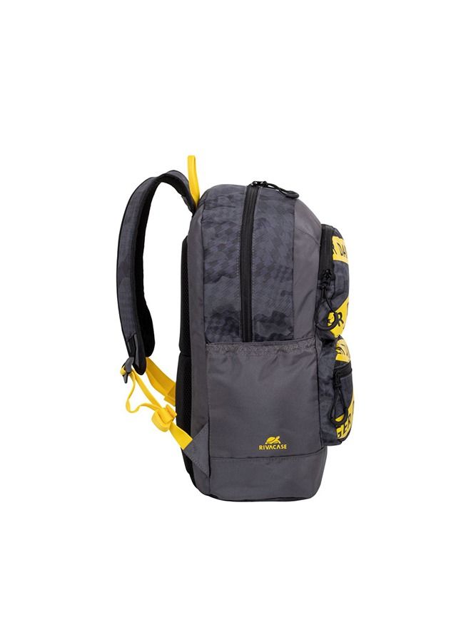 RivaCase 5421 Grey Camo Urban Backpack 14L - Image 3