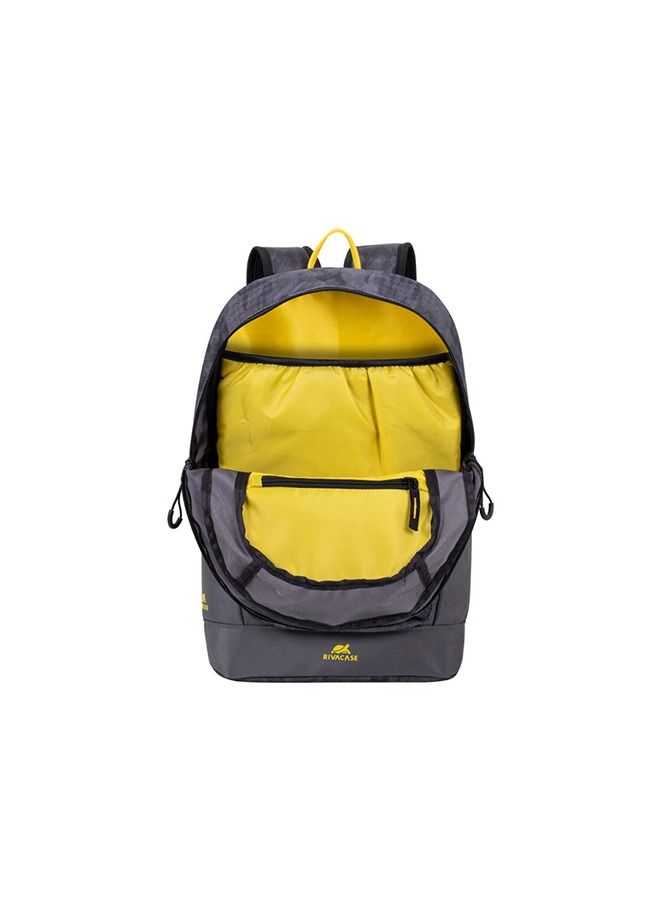 RivaCase 5421 Grey Camo Urban Backpack 14L - Image 5