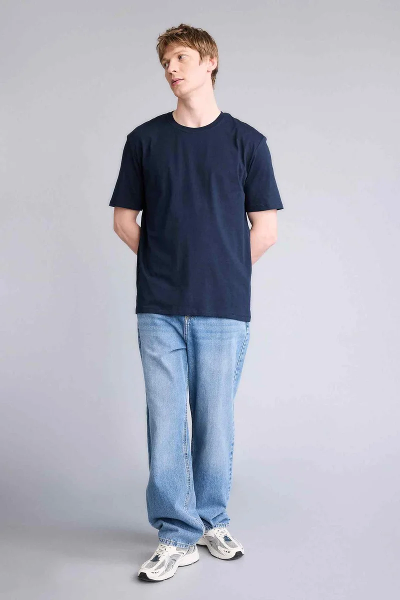 DeFacto Regular Fit 100% Cotton Basic T-Shirt
