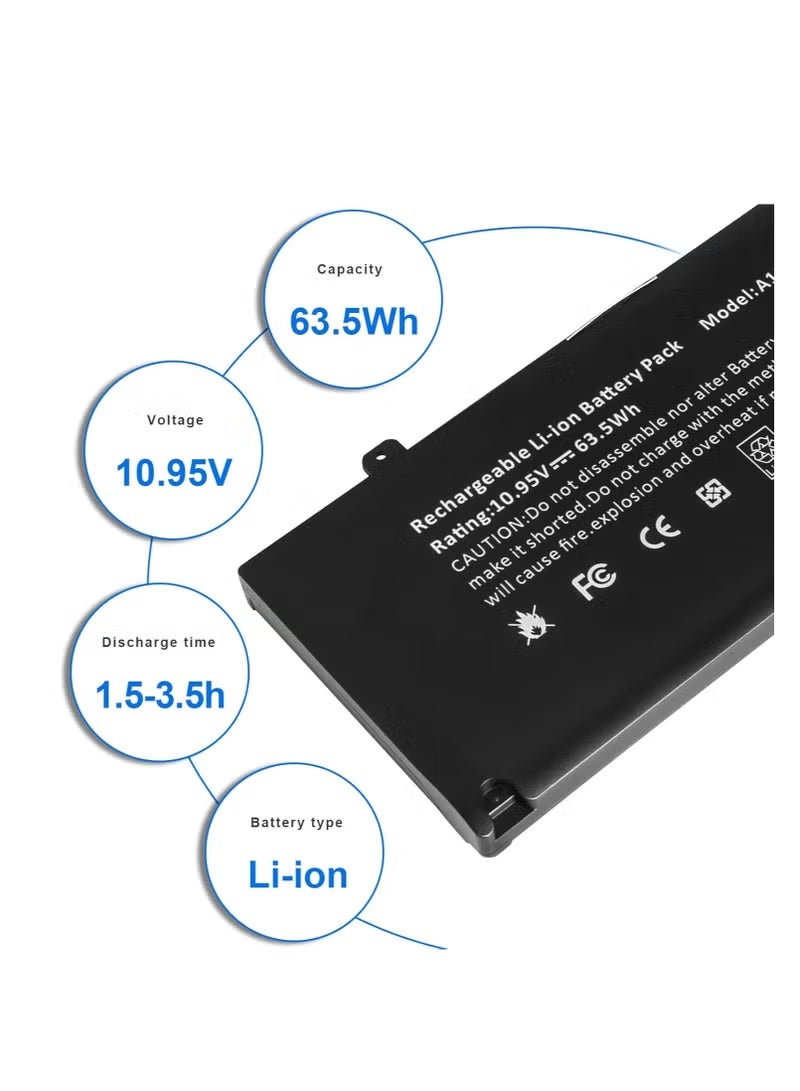 Laptop Replacement Battery 10.95V 63.5Wh 6-Cell, Compatible with Selected 13-Inch Laptop Models, Rechargeable Battery for Reliable Everyday Performance - Image 4