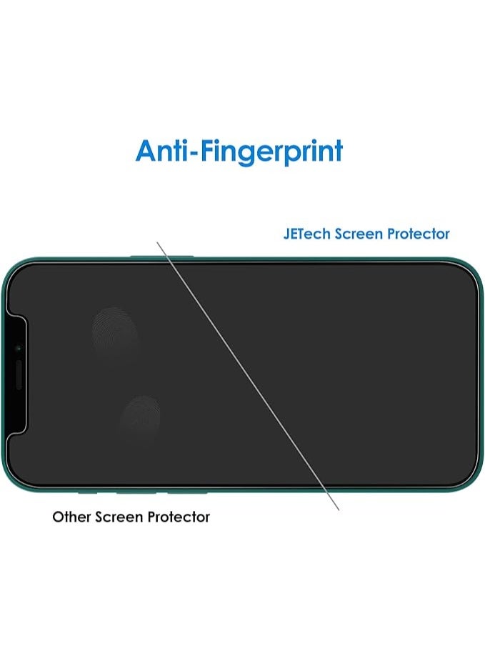Jetech G-Tech screen protector and camera lens protector compatible with iPhone 12 Pro Max 6.7-inch, tempered glass layer, 2 per pack, clear - Image 2