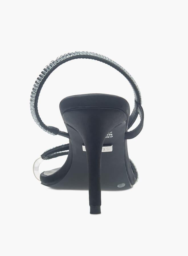 سيليست صنادل نسائية سهلة الارتداء بكعب ستيليتو مزخرف - Image 5