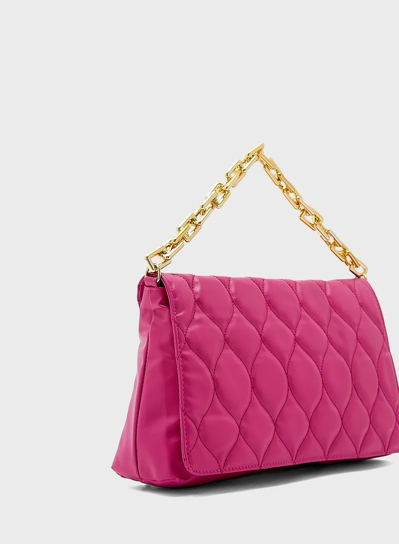 ELLA Quilted Oversized Clutch Bag
