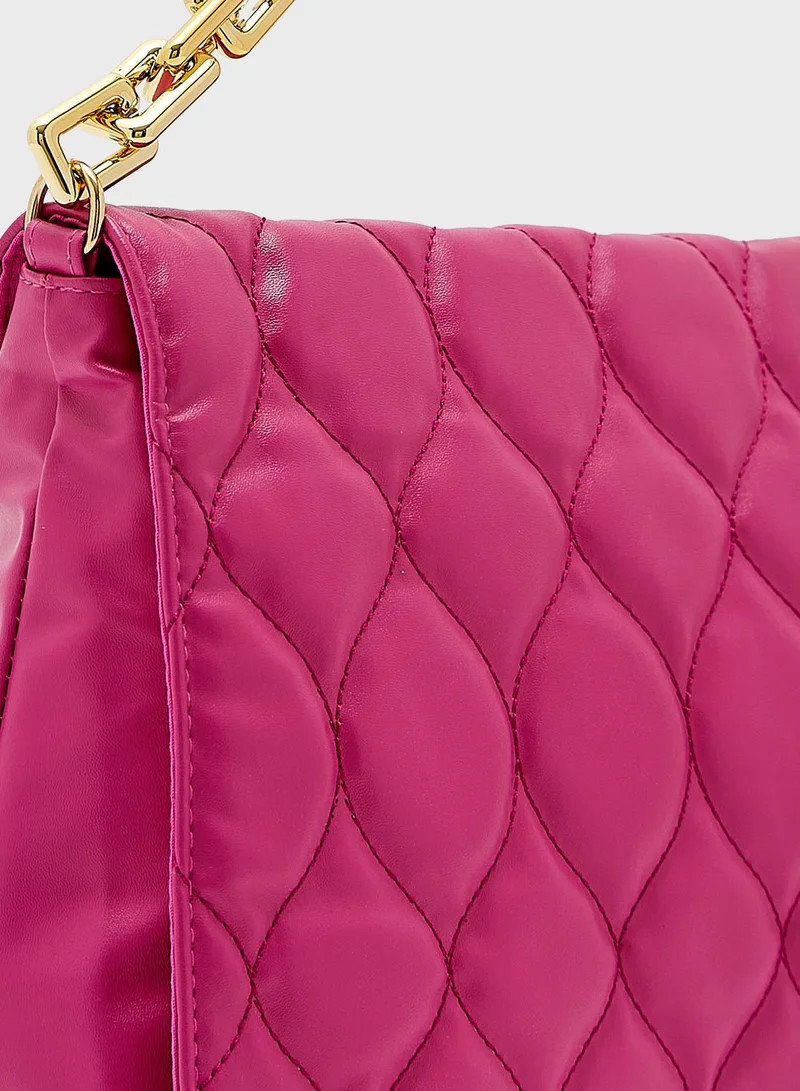 ELLA Quilted Oversized Clutch Bag