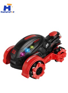 Harvestoy Remote Control Motorcycle, RC Cars With Spray Gas Remote-Controlled Dirt Bike with Light Music Drift RC Car Stunt Rc Truck Motorbike Gift for Boys and Girls Kids  - Image 1