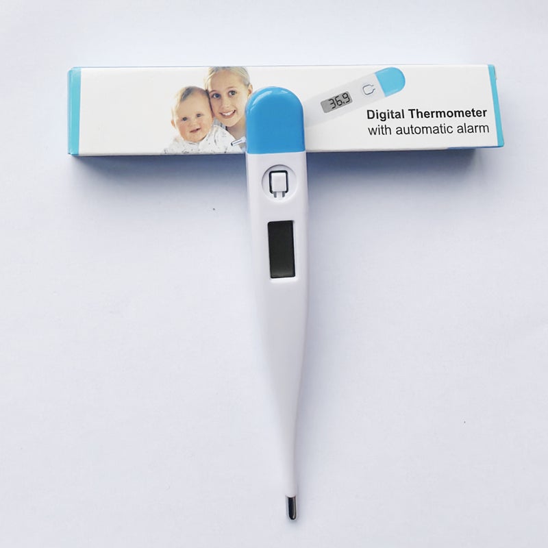 Generic Digital Thermometer Flexible Tip Oral Armpit Use Hard Head English
