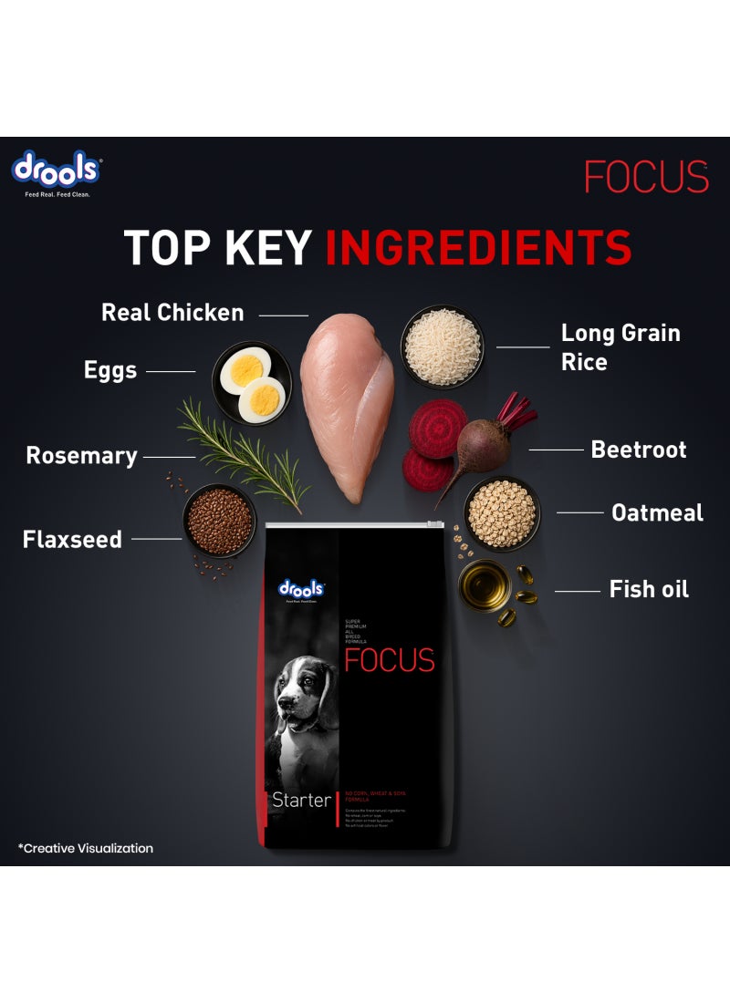 Drools Focus Premiun Starter Dry Dog Food  Chicken - Image 5