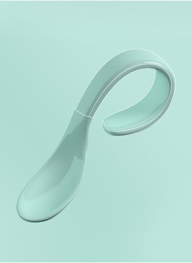 kiddoz Baby Training Fork Spoon Set -  Curved Shape  - Image 3