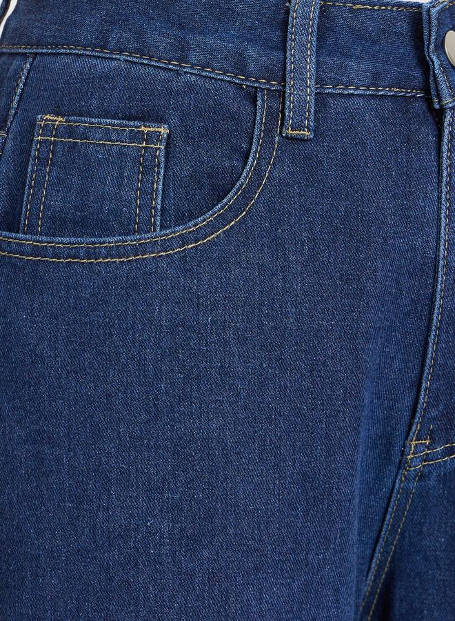 ستايلي جينز بأرجل واسعة وخصر عالي - Image 3