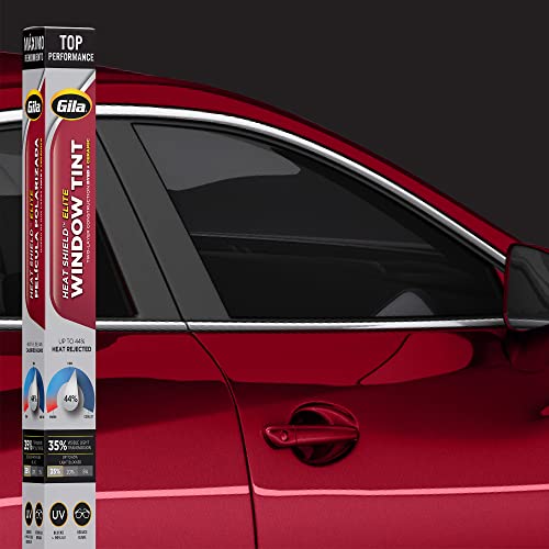 Gila® Heat Shield Elite™ 35% VLT Automotive Ceramic Window Tint DIY Advanced Heat Control Glare Control 2ft x 6.5ft (24in x 78in) - Image 1