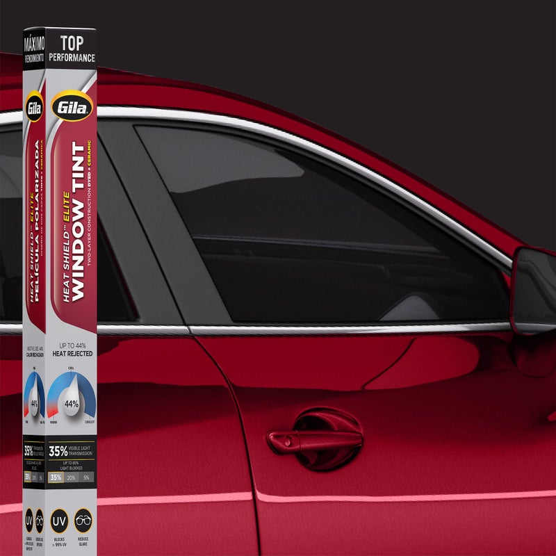 Gila® Heat Shield Elite™ 35% VLT Automotive Ceramic Window Tint DIY Advanced Heat Control Glare Control 2ft x 6.5ft (24in x 78in) - Image 3