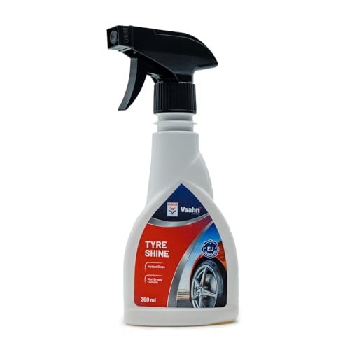 HP Vaahn Tyre Shine - 250 ml | Tyre Shiner for Car | Deep Gloss Finish | Long-Lasting Wet Look | UV Protection for Tyres | Tire Polish Spray for Car Detailing & Maintenance - Image 1