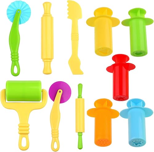 MAGIKON Set of 11 PCS Smart Dough Tools Kit with Models and Molds Dough Extruders - Image 1