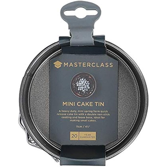 MASTERCLASS NonStick Spring Form Loose Base Cake Pan Round 11cm 45 Sleeved - Image 4