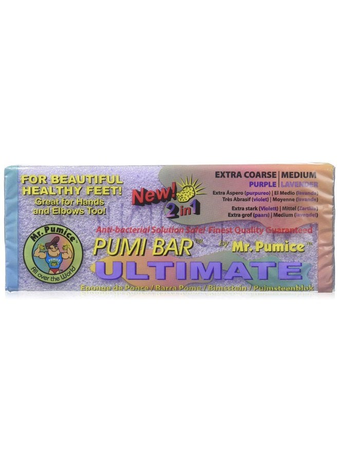 Mr. Pumice PUMI Bar Ultimate Coarse/Purple Medium/Lavender 1 Pumice Bar - Image 1