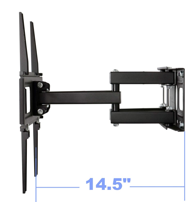 VideoSecu MW340B2 TV Wall Mount Bracket for Most 32-65 Inch LED, LCD, OLED, UHD Plasma Flat Screen TV, with Full Motion Tilt Swivel Articulating Dual Arms 14" Extend,400x400mm,100 LBS WR9 - Image 3
