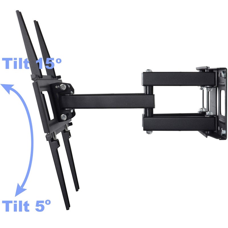 VideoSecu MW340B2 TV Wall Mount Bracket for Most 32-65 Inch LED, LCD, OLED, UHD Plasma Flat Screen TV, with Full Motion Tilt Swivel Articulating Dual Arms 14" Extend,400x400mm,100 LBS WR9 - Image 4