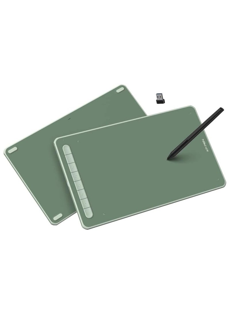 XP-PEN Deco LW Graphics Drawing Tablet 10x6 Inch Working Area Digital Pen Bluetooth Wireless Tablet with X3 Smart Chip Pen Tilt Function 8 Shortcut Keys  - Image 1