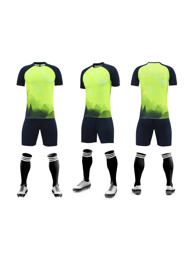 New Year's Children's Football Uniform Set Printed With Boys' Elementary School Game Team Uniforms Adult Training Uniforms Football Jerseys With Printing