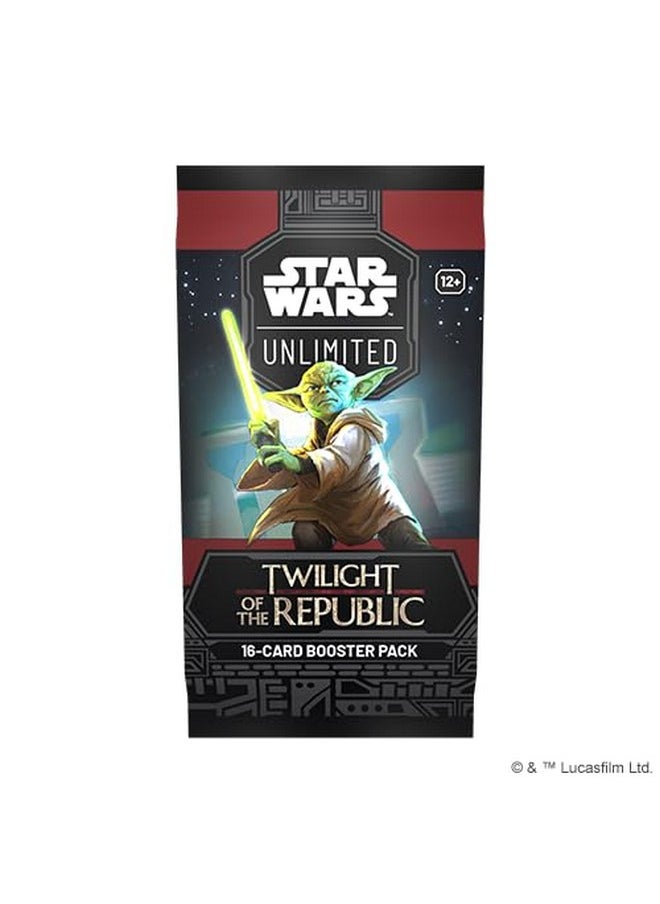 فانتزي فلايت غايمز Star Wars: Unlimited TCG Twilight of The Republic Booster Display (مجموعة من 24 حزمة معززة) - لعبة بطاقات تداول للأطفال والكبار، من سن 12 عامًا فأكثر، لاعبين أو أكثر، مدة اللعب 20 دقيقة، من إنتاج Fantasy Flight Games  - Image 4