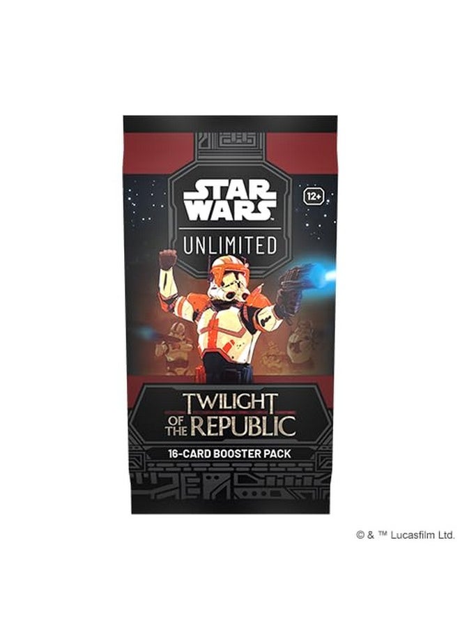 فانتزي فلايت غايمز Star Wars: Unlimited TCG Twilight of The Republic Booster Display (مجموعة من 24 حزمة معززة) - لعبة بطاقات تداول للأطفال والكبار، من سن 12 عامًا فأكثر، لاعبين أو أكثر، مدة اللعب 20 دقيقة، من إنتاج Fantasy Flight Games  - Image 5