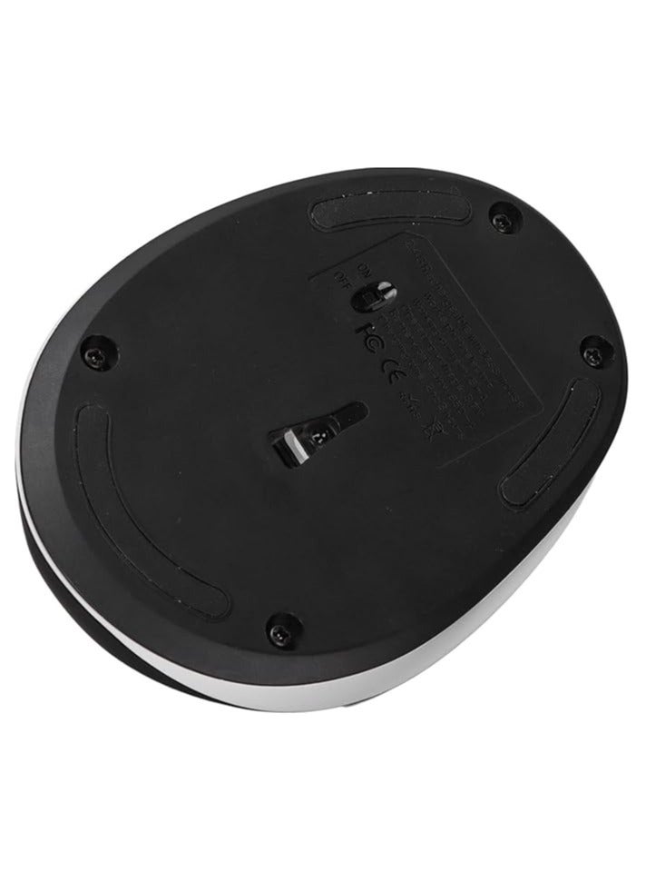 erorex Left Hand Vertical Mouse, USB Rechargeable Left Handed Mouse Wireless 2.4G Wireless Vertical with USB Adapter for Laptop - Image 4