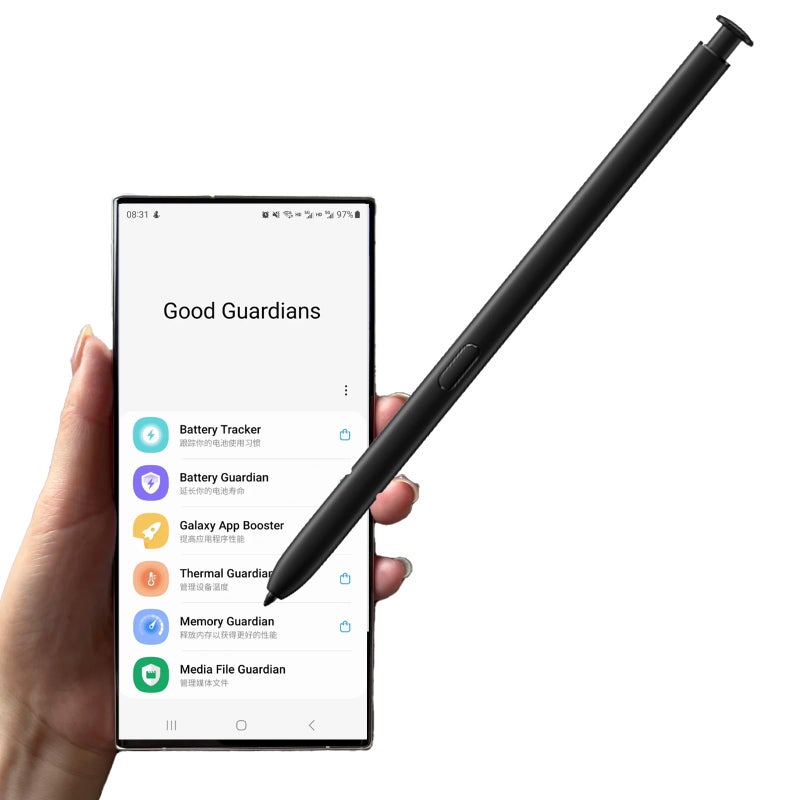 CaoXiong قلم S Pen لجهاز Galaxy S23 Ultra من سامسونج، قلم ستايلس لجهاز Galaxy S23 Ultra، بديل قلم S Pen لجهاز Galaxy S23 Ultra 5G مع 4,096 مستوى ضغط (جرافيت) - Image 4