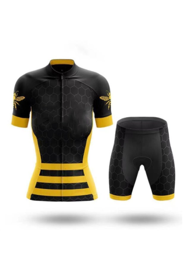 Women's Cycling Clothing Short-sleeved Suit Professional Cycling Clothing Suit Cycling Clothing Summer Cycling Clothing Short-sleeved Quick-drying
