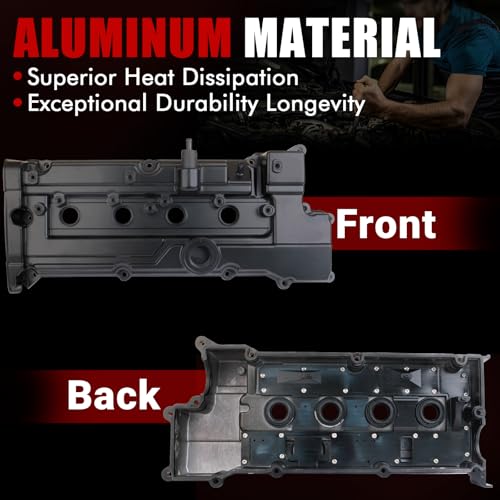 MITZONE Upgrade Engine Aluminum Valve Cover Compatible with Hyundai Accent KIA Rio Rio5 1.6L L4 2006-2011 - Image 3