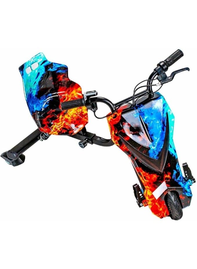 Kids 3 wheel electric bicycle - drifting scooter fire color - Image 4