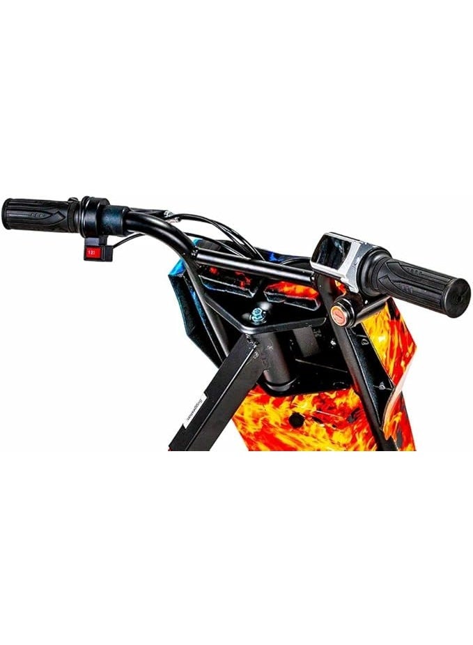 Kids 3 wheel electric bicycle - drifting scooter fire color - Image 5