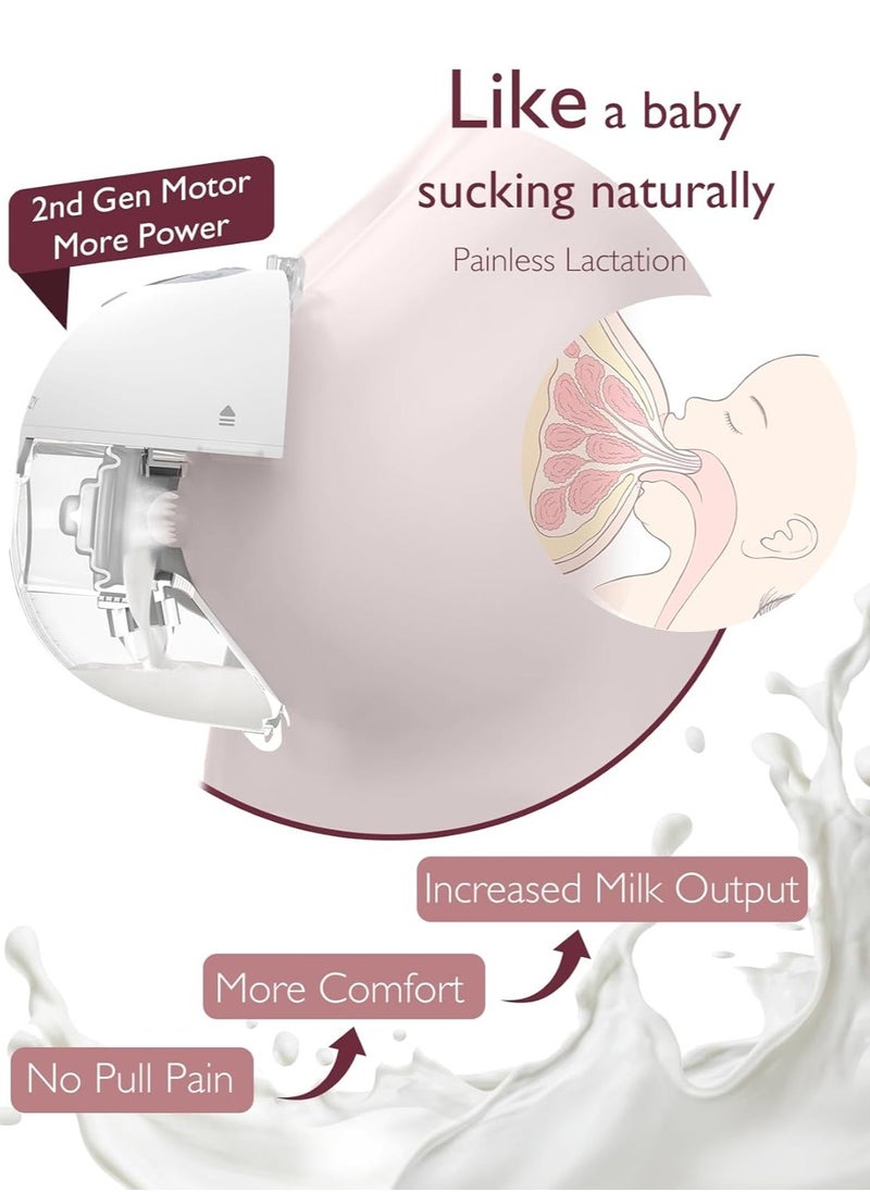 Momcozy - Electric, Hands Free, Portable M5 Double Breast Pump With 3 Modes And 9 Levels & Momcozy Bottle Brush Kit, Innovative Push-Press Design for Better Cleaning - Image 1