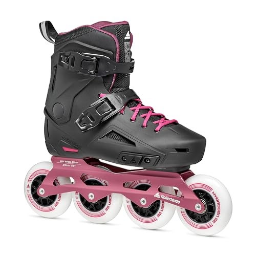 Rollerblade Lightning 90 Womens Urban Inline Skate Black and Sangria